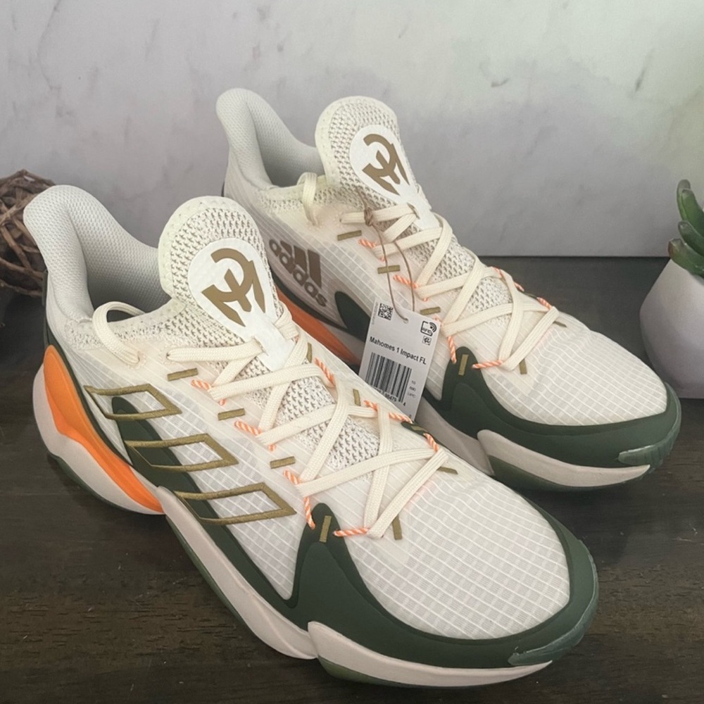 ADIDAS Mahomes 1 Impact FLX Khaki Green - Picture 5 of 6